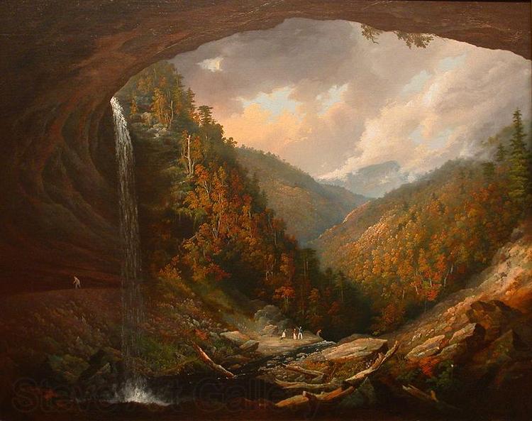 Wall, William Guy Cauterskill Falls on the Catskill Mountains Spain oil painting art